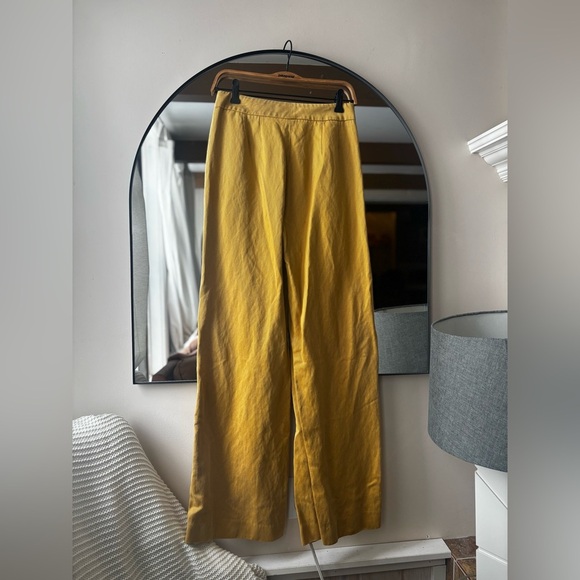 Wilfred Yellow Wide Leg Pants - Picture 7 of 7